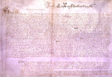 Nel 1628 il Parlamento Inglese mandò questa enunciazione di libertà civili al Re Carlo I.